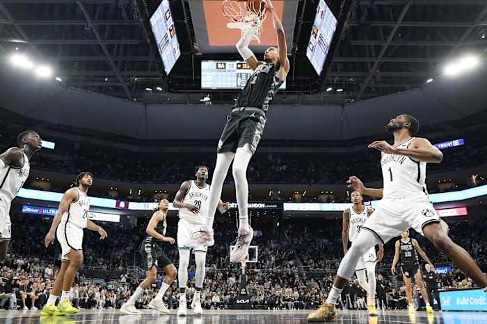 San Antonio Spurs forward Victor Wembanyama